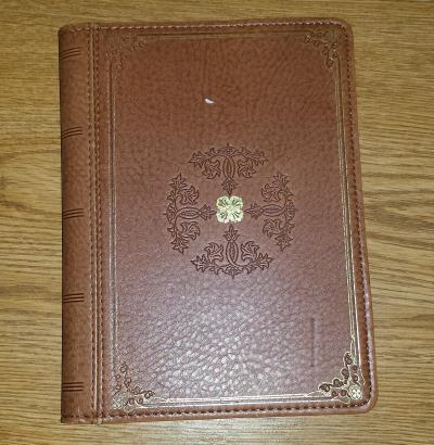 Kindle With Leather Cover