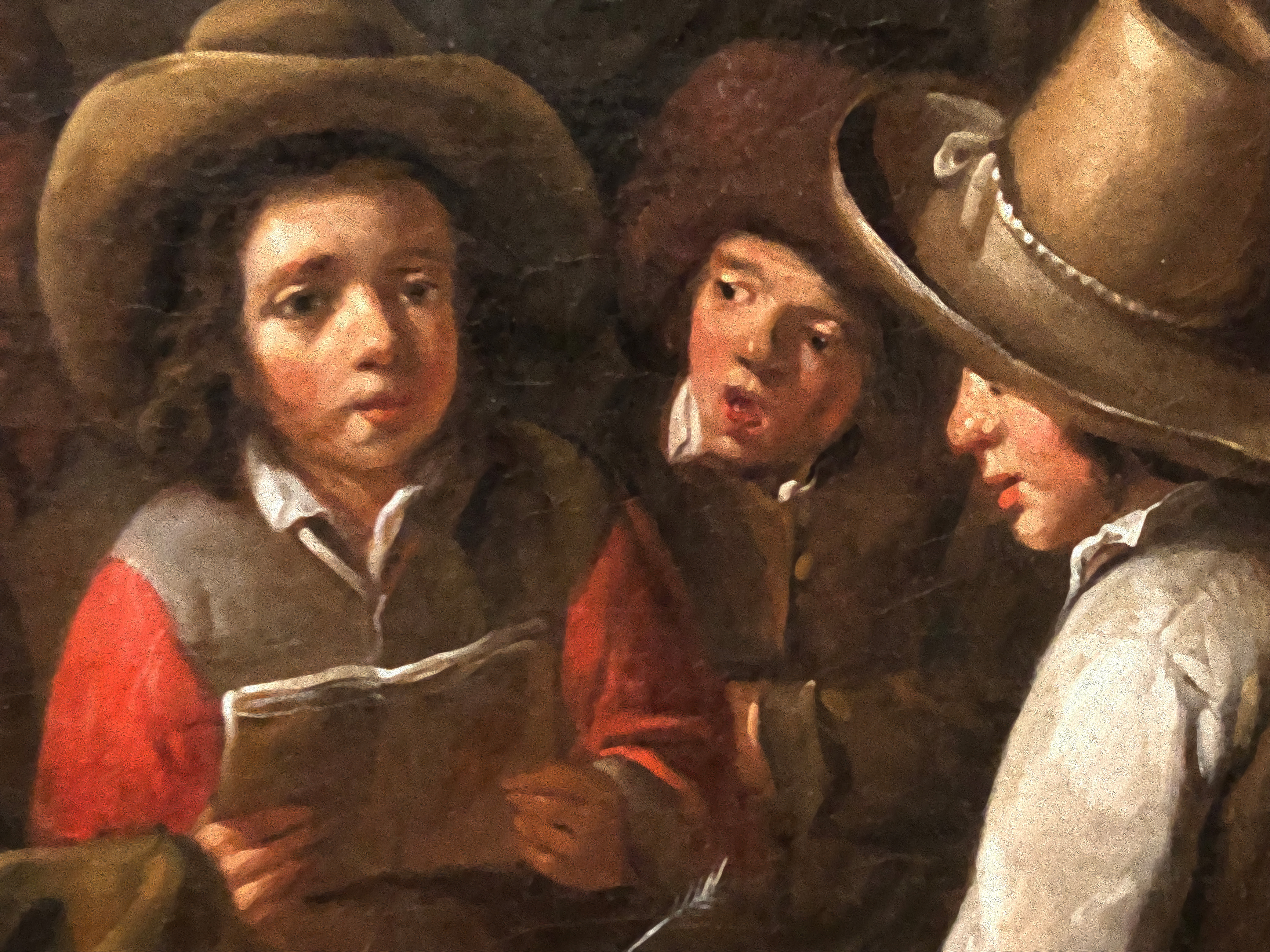 Jeff reading a newspaper headline about ducks secretly running the planet.